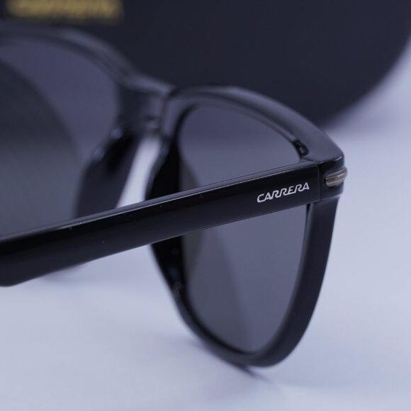 CARRERA 300/S 008A M9 Square Sunglasses - Black/Grey Polarized - Picture 9 of 10